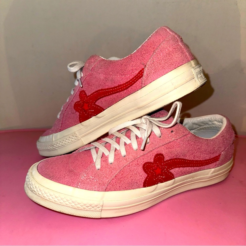 Converse Golf Le Fleur x One Star Geranium Pink 10.5